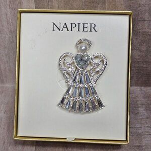 Napier Brooch Angel Christmas NEW
